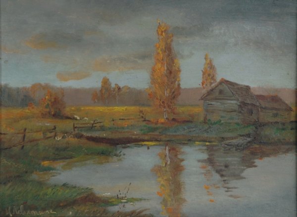 Signature LEVITAN (Isaak Il'ich 1860-1900) Russi