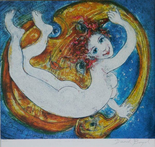 BOYD, David (b.1924) 'Frolic with the Living Bass': BOYD, David (b.1924) 'Frolic with the Living Bass' S/Print AP4 51x57.5cm