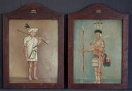 250: Indian School (2) Traditional Warriors. In early o