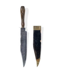 Very Rare Sheffield Bowie Knife, c.1855.