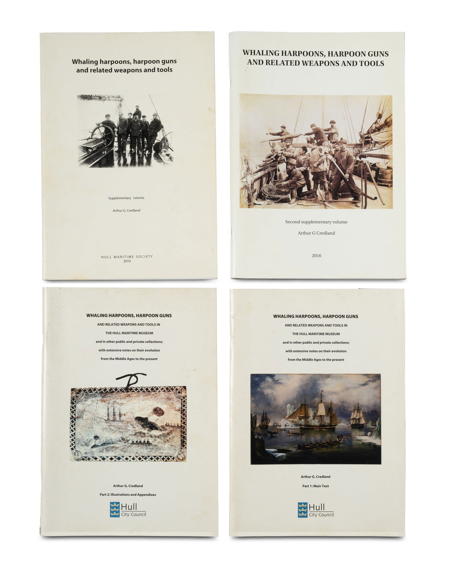 BOOKS (4), Four Volumes of Arthur G. Credland 'Whaling Harpoons, Harpoon Guns and Related Weapons (1 of 1)