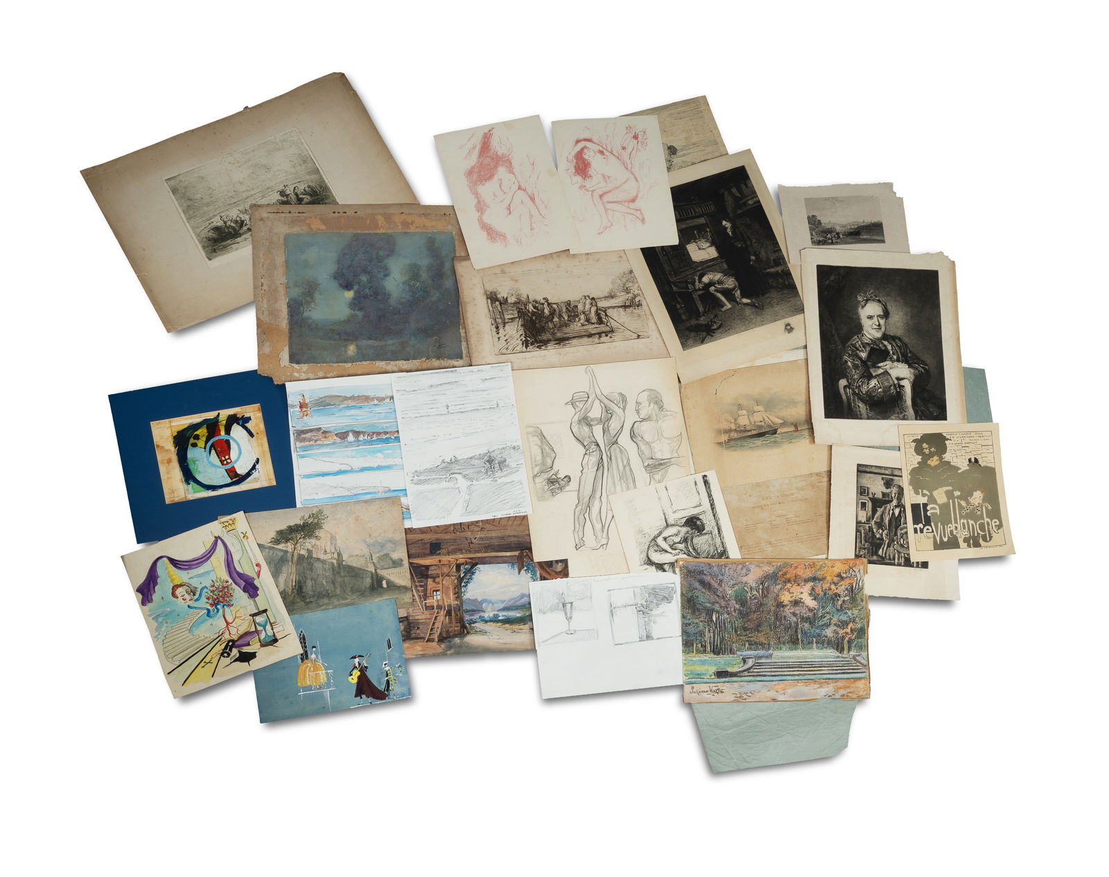 Portfolio of Various Works on Paper (23) (1 of 3)