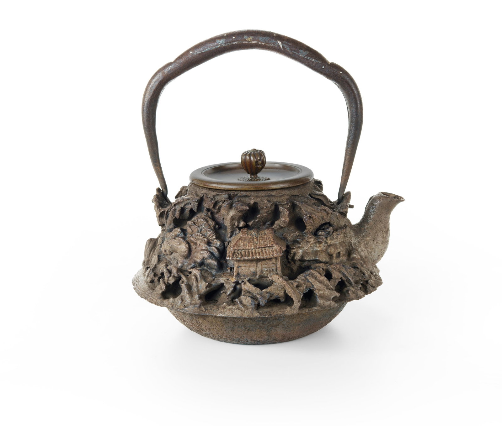 Japanese Meiji Period Tetsubin (Iron Kettle) (1 of 5)