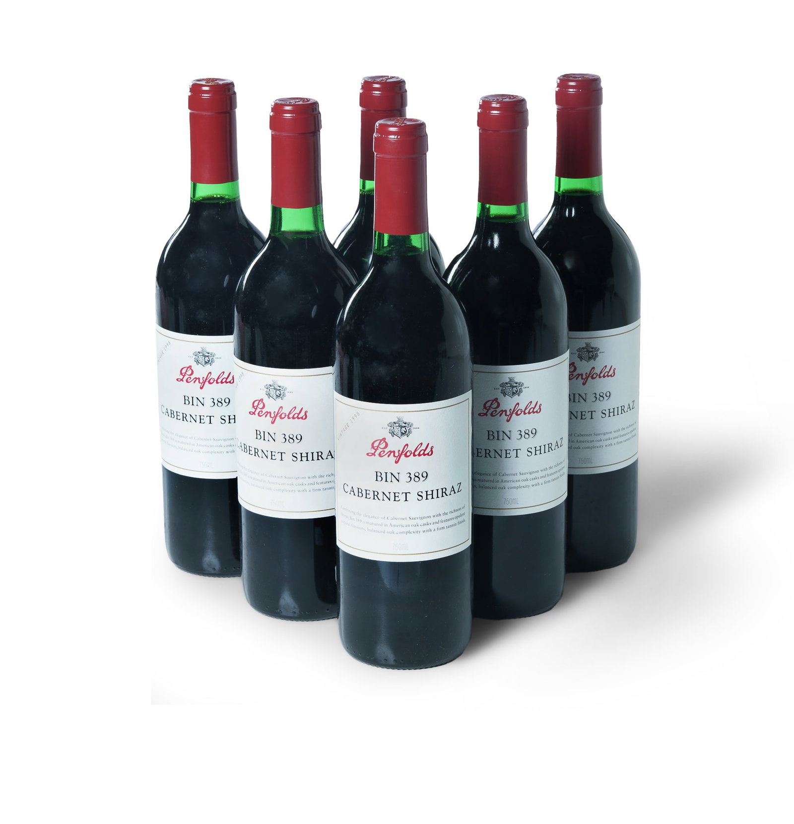 Case of Penfolds Cabernet Shiraz Bin 389 1998 (1 of 2)