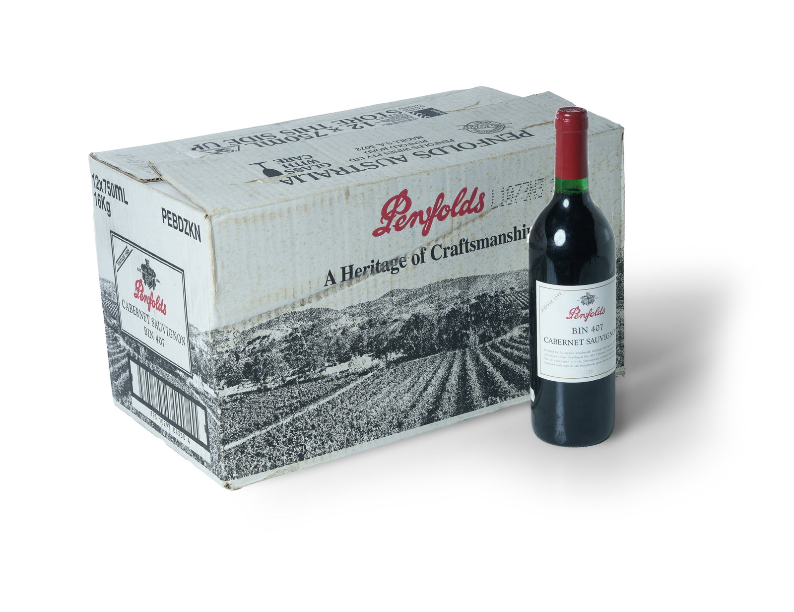 Case Penfolds Cabernet Sauvignon Bin 407 1998 (1 of 2)