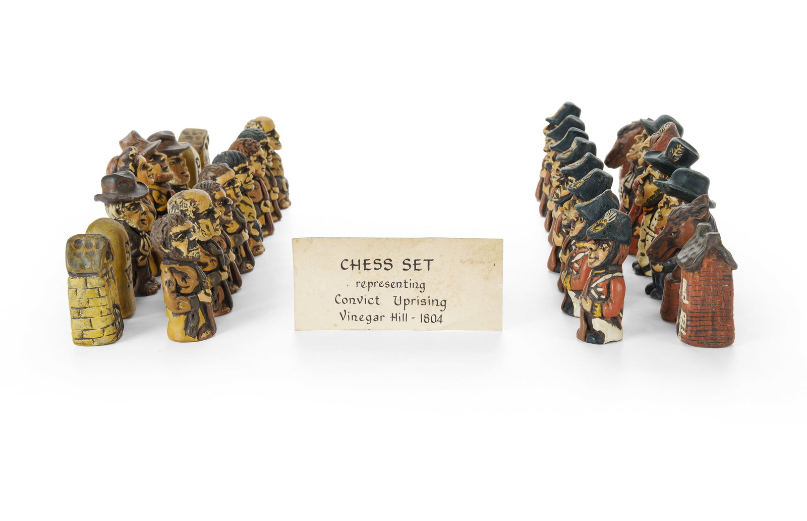 MOY Patricia (1935-2025), 'Vinegar Hill,' c.1994., H9.5cm (tallest), (1 of 3)