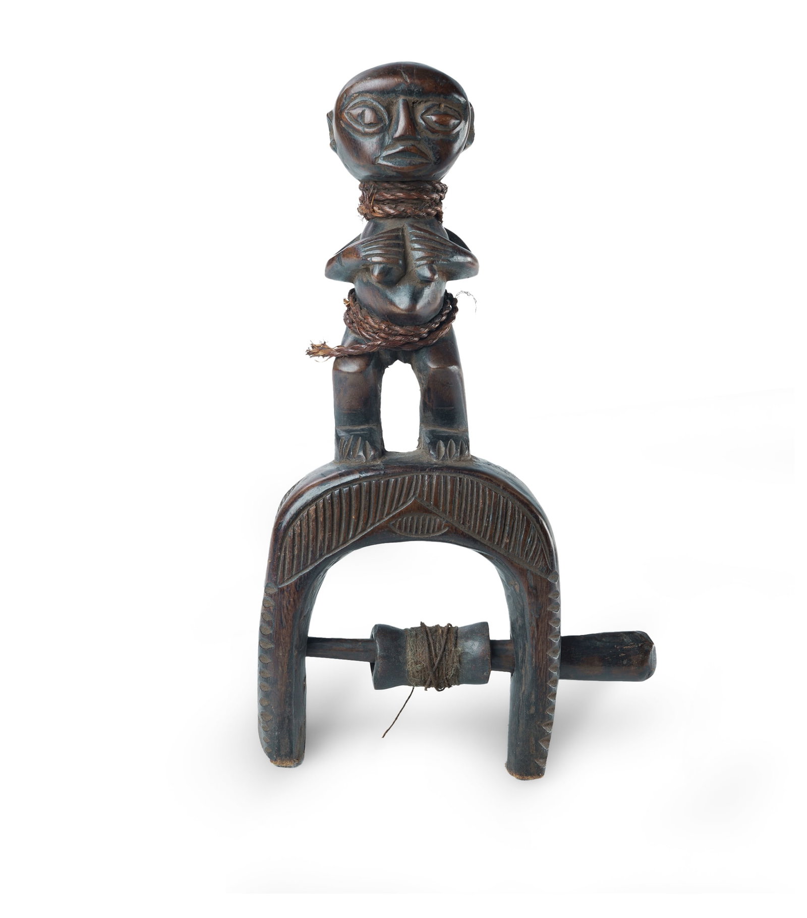 Ivory Coast Baule Heddle Pulley (1 of 3)