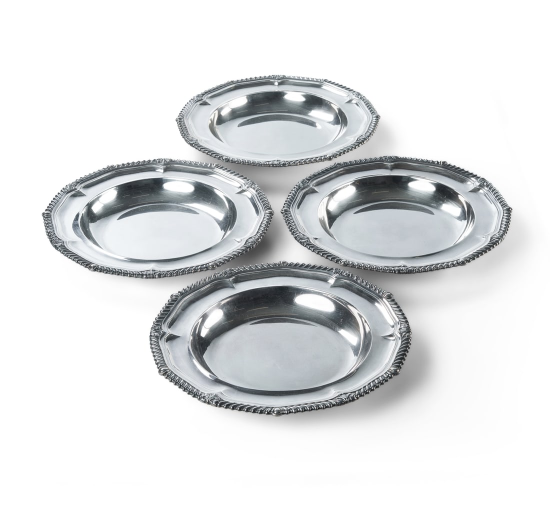 4 Paul Storr Silver Soup Plates (1 of 5)