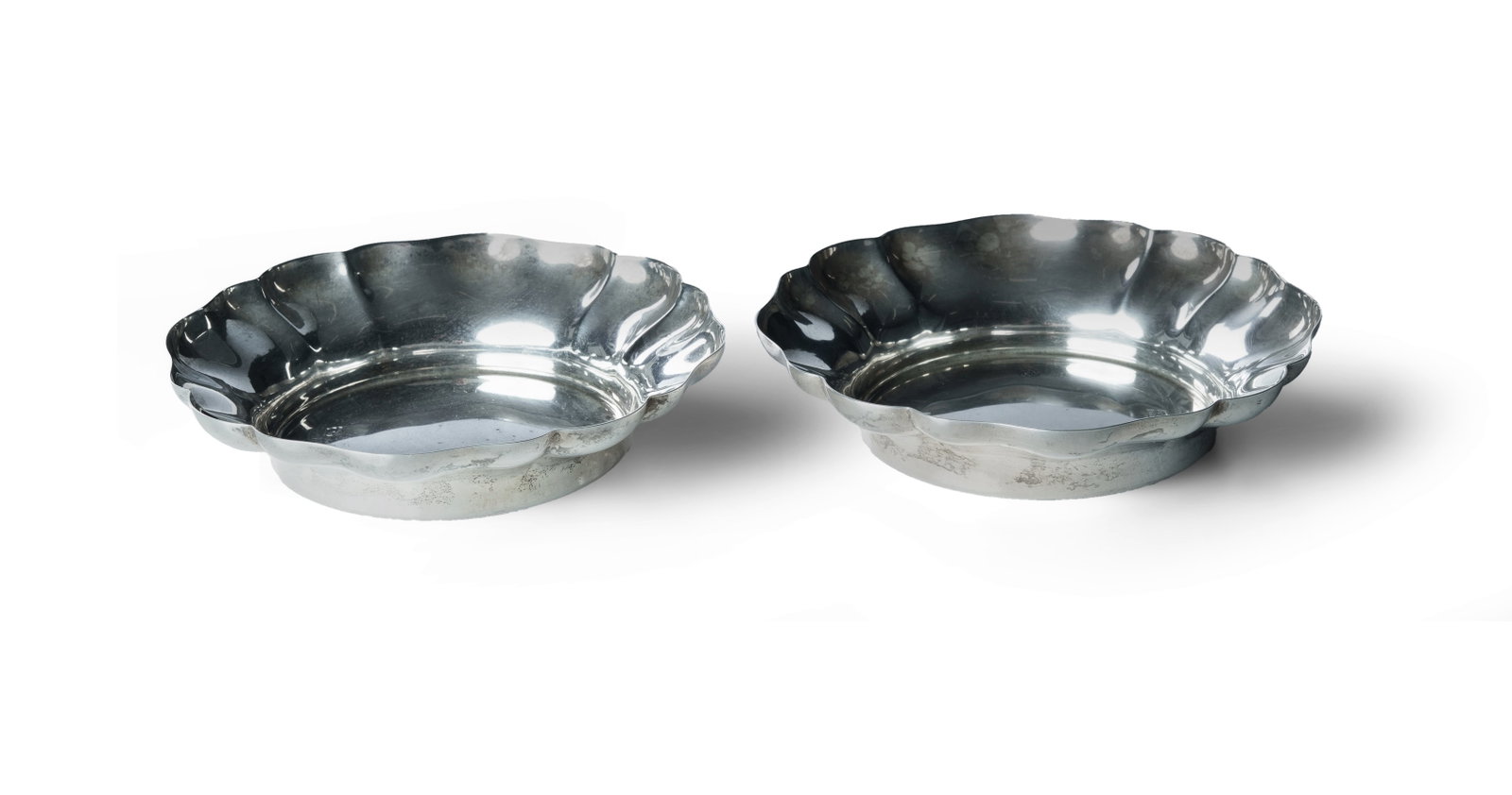 Pr Queen Elizabeth II Sterling Silver Bon Bon Dishes (1 of 2)