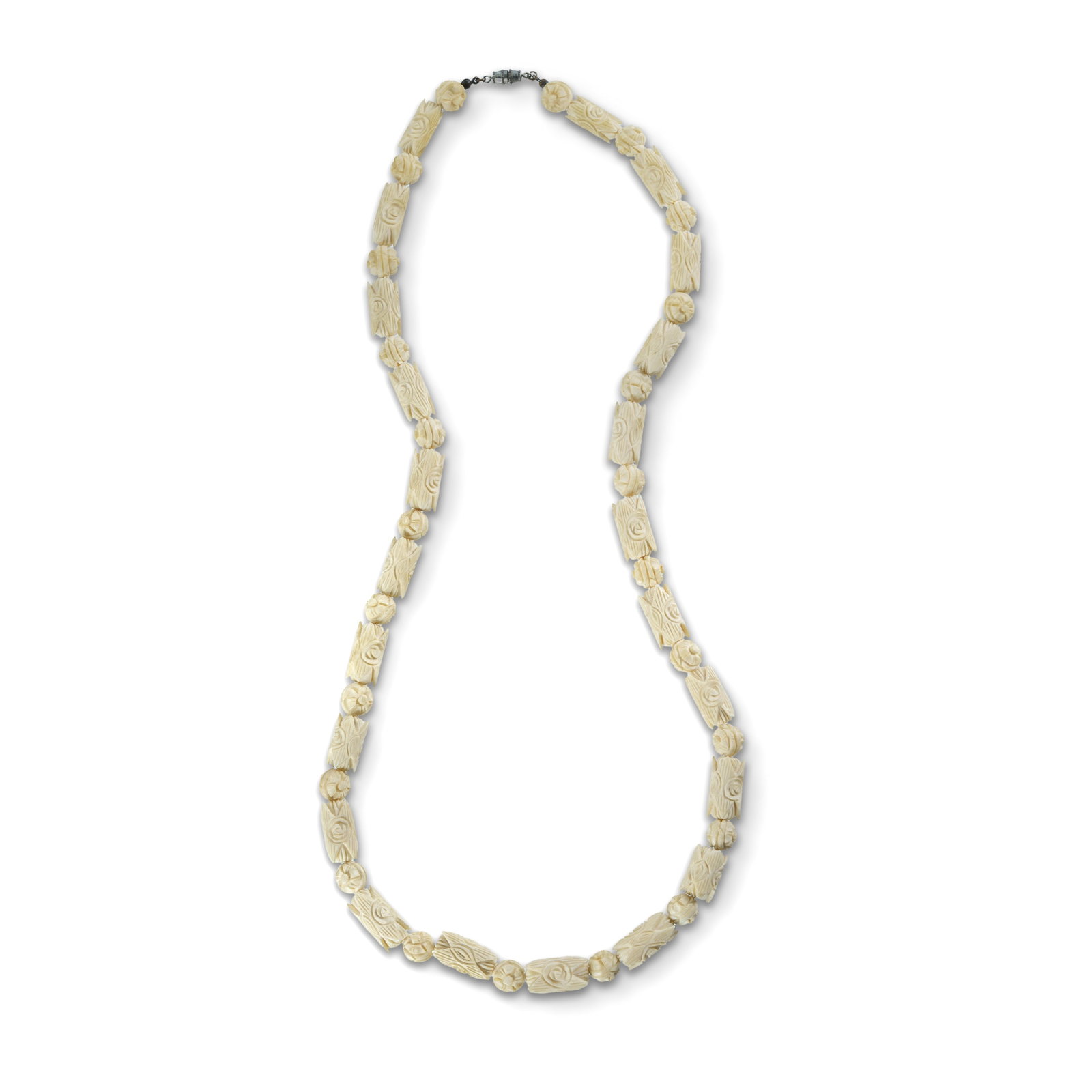 Ornately Carved Ivory Necklace (1 of 3)