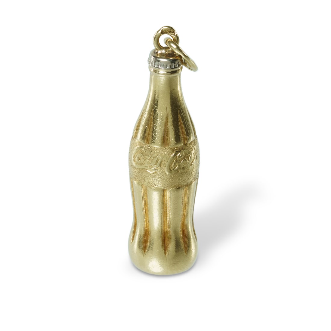 18ct Yellow Gold 'Coke' Bottle Charm/Pendant (1 of 1)