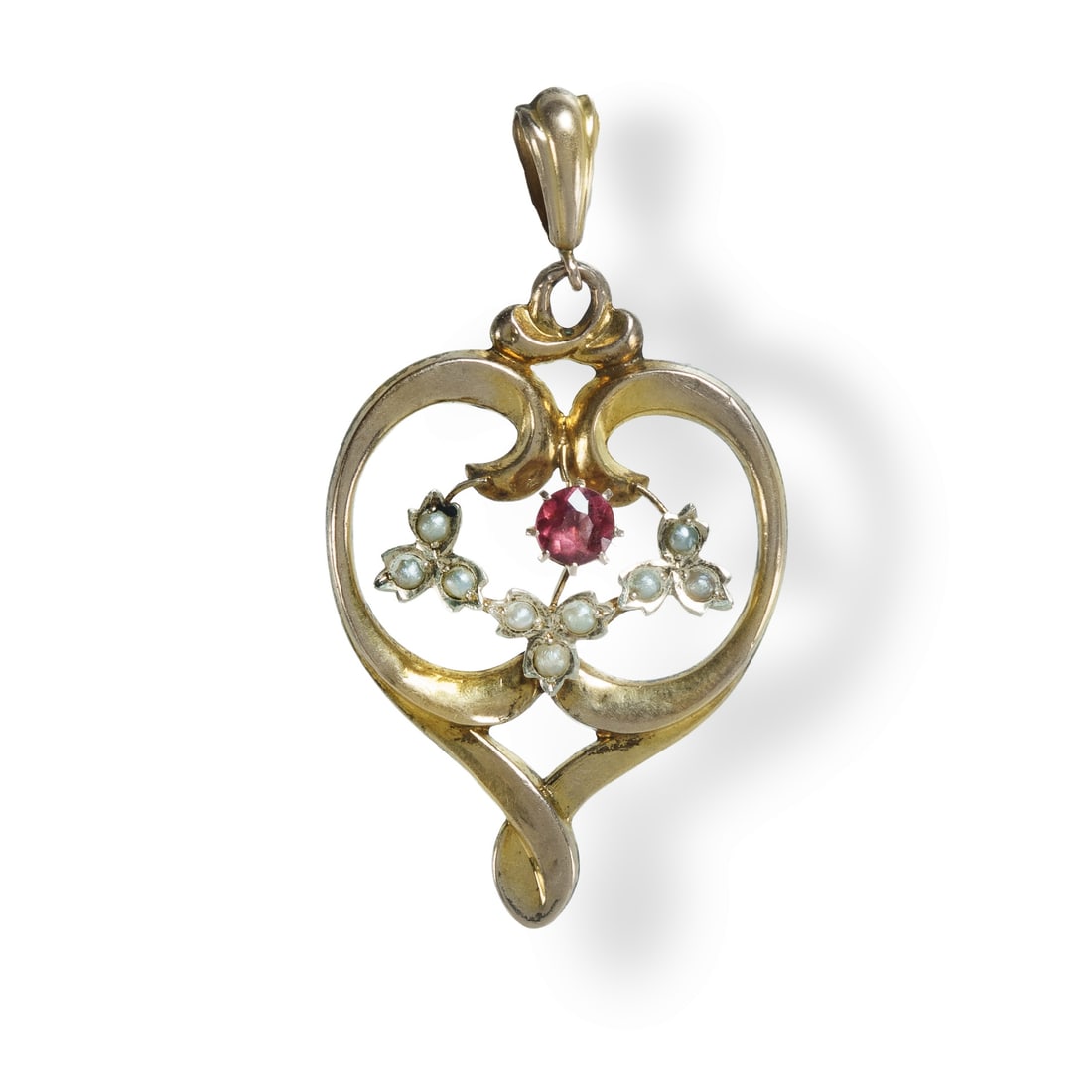 9ct Pink Gold Edwardian Pendant (1 of 1)
