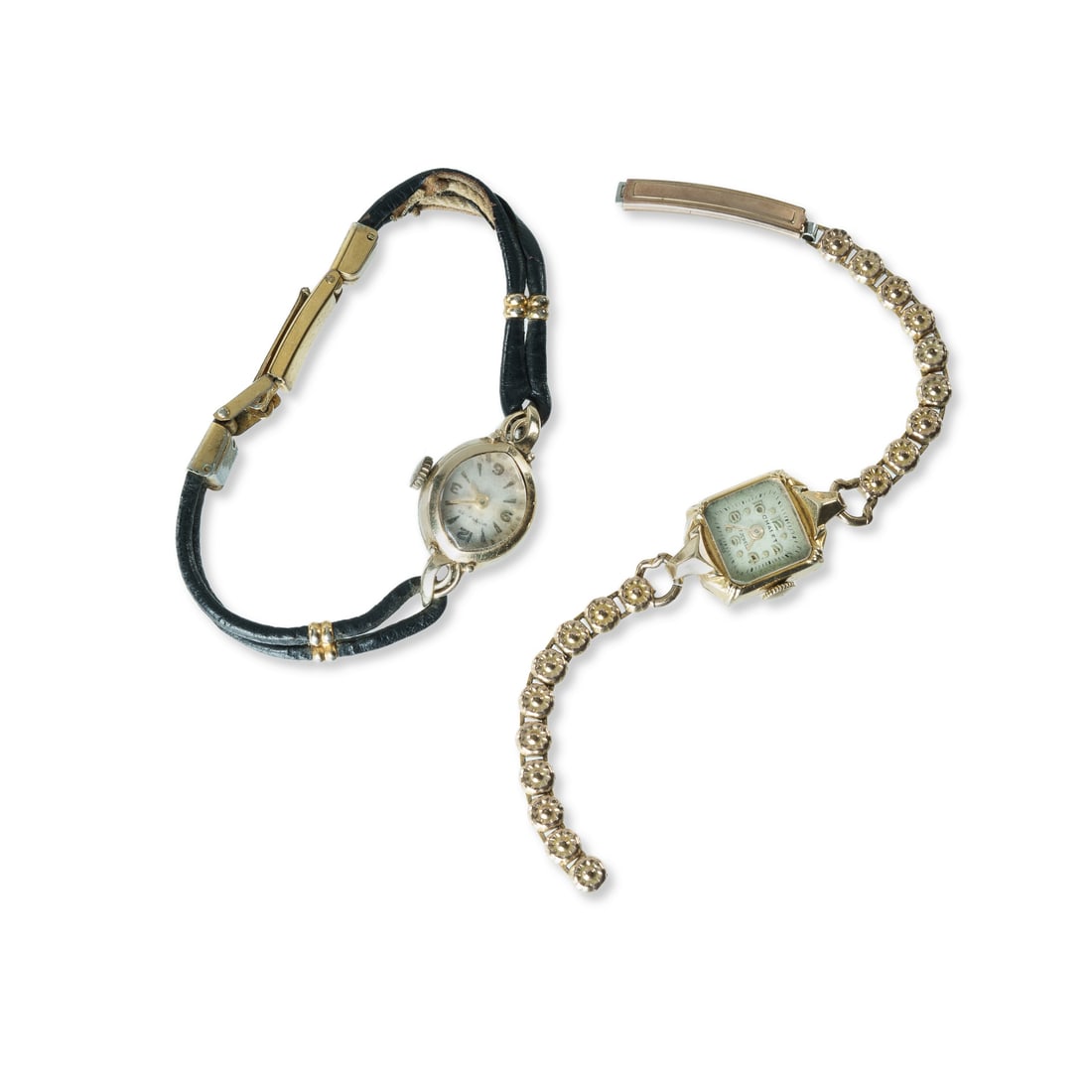 2 14ct Yellow Gold Ladies Wristwatches (1 of 2)