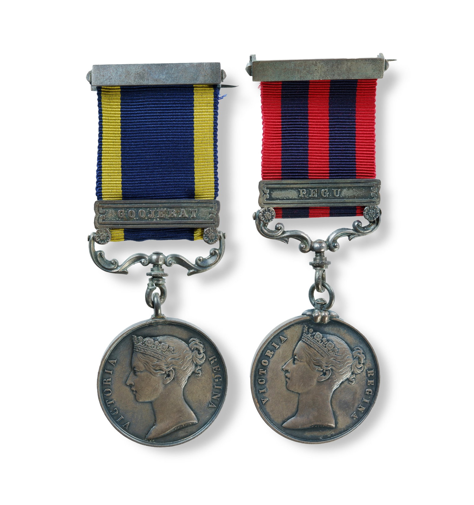 Punjab Medal 1849 and India General Service Medal 1854 (1 of 2)