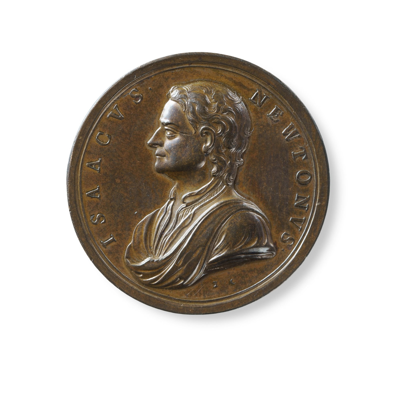 Bronze Memorial Medal, Sir Isaac Newton (1643-1727) (1 of 4)