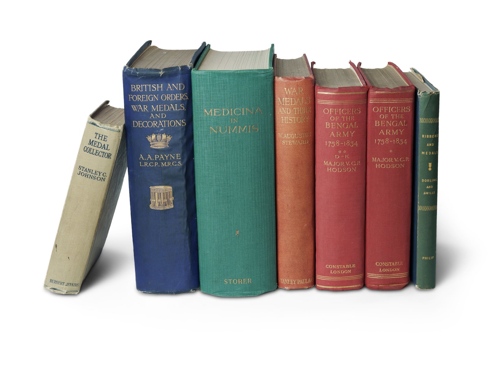 7 Volumes Related to Medal Collecting (1 of 8)