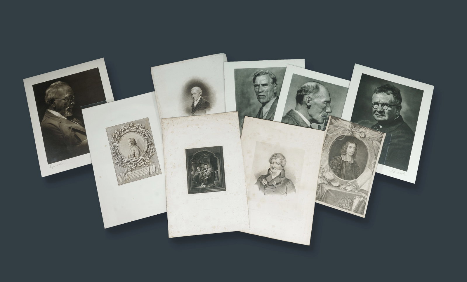 Group of 9 Various Portrait Engravings and Prints (1 of 3)