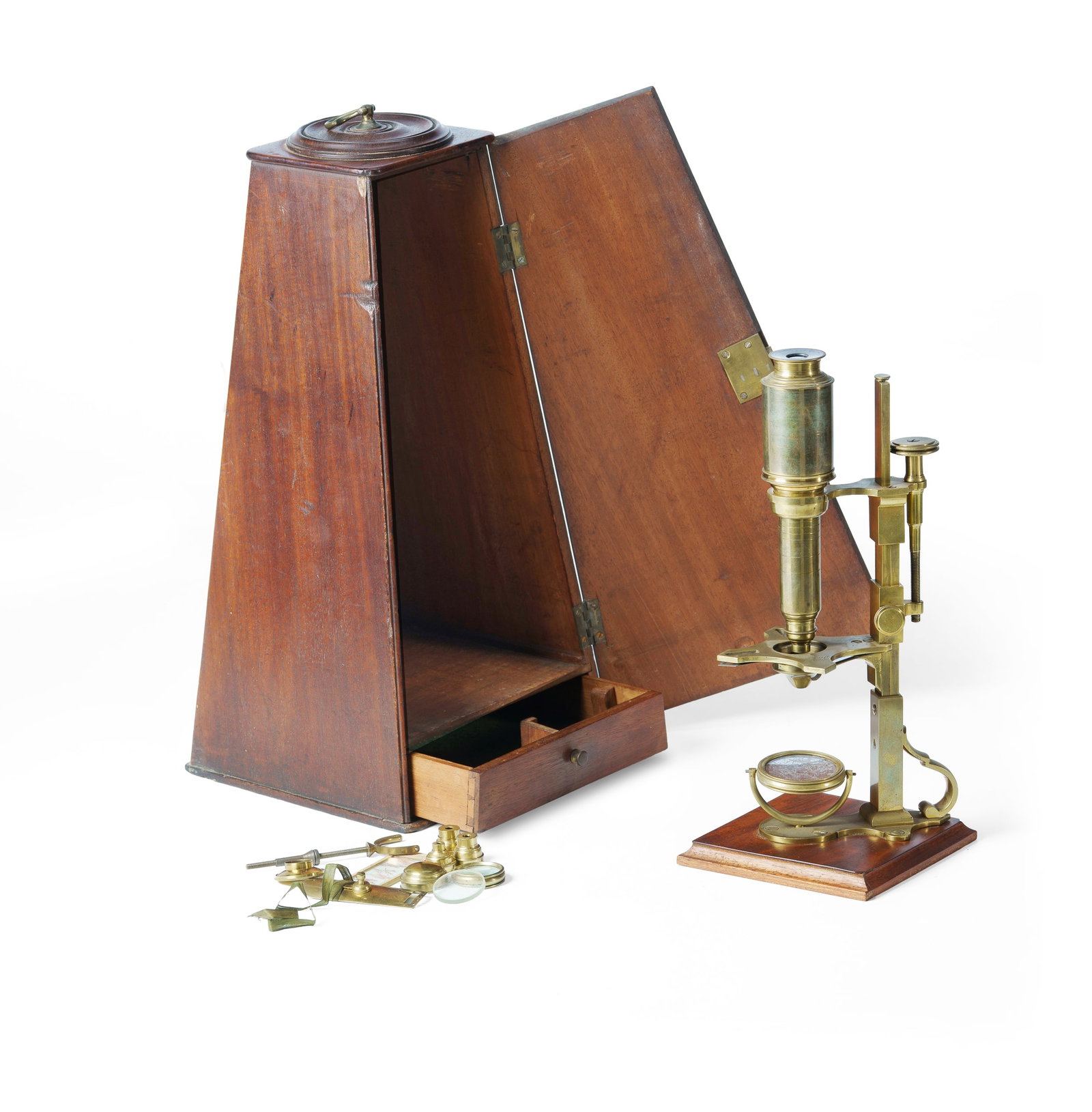 Late 18th C Cuff-Type Microscope (1 of 2)