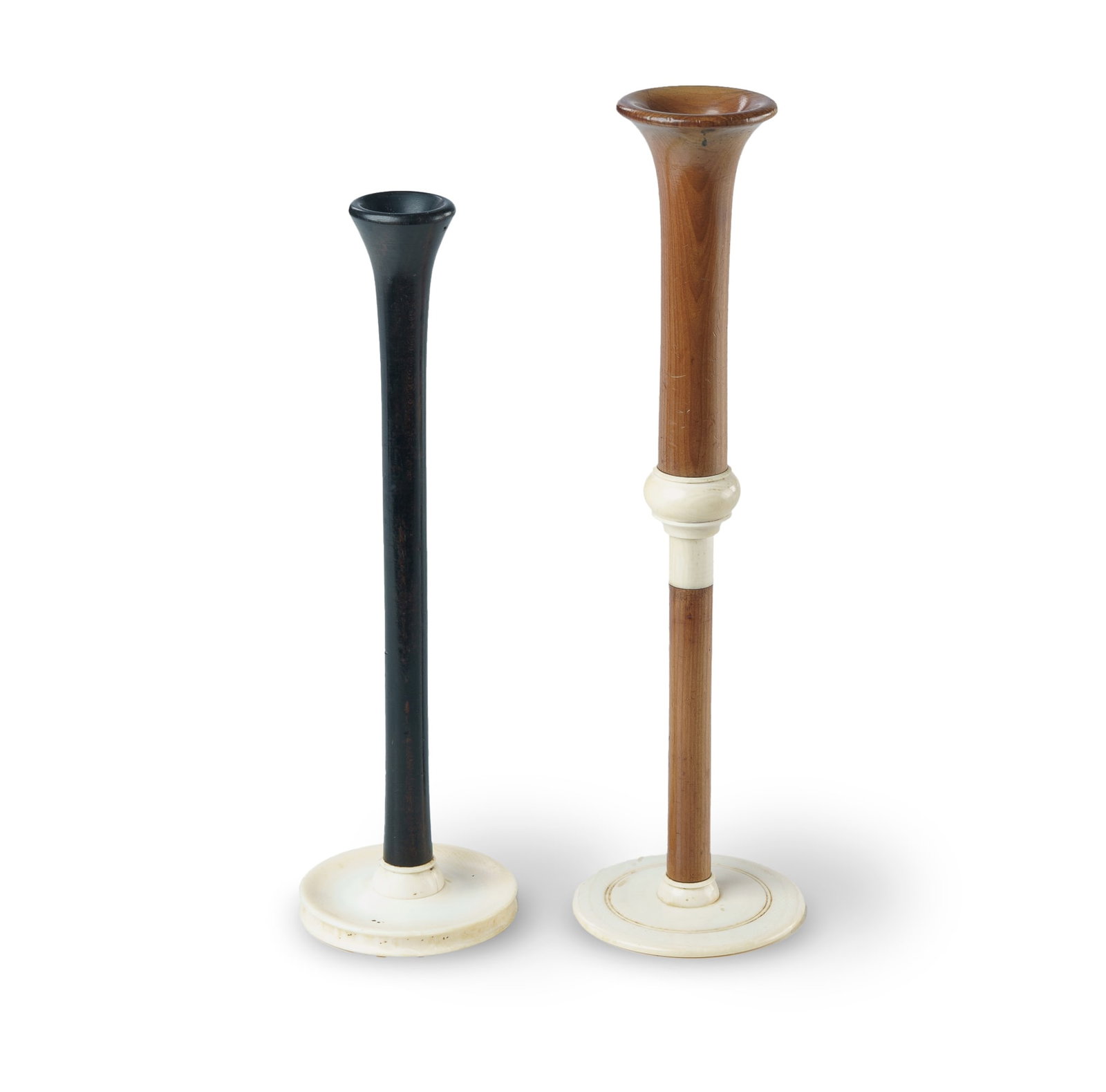 2 19th C Monaural Stethoscopes (1 of 2)