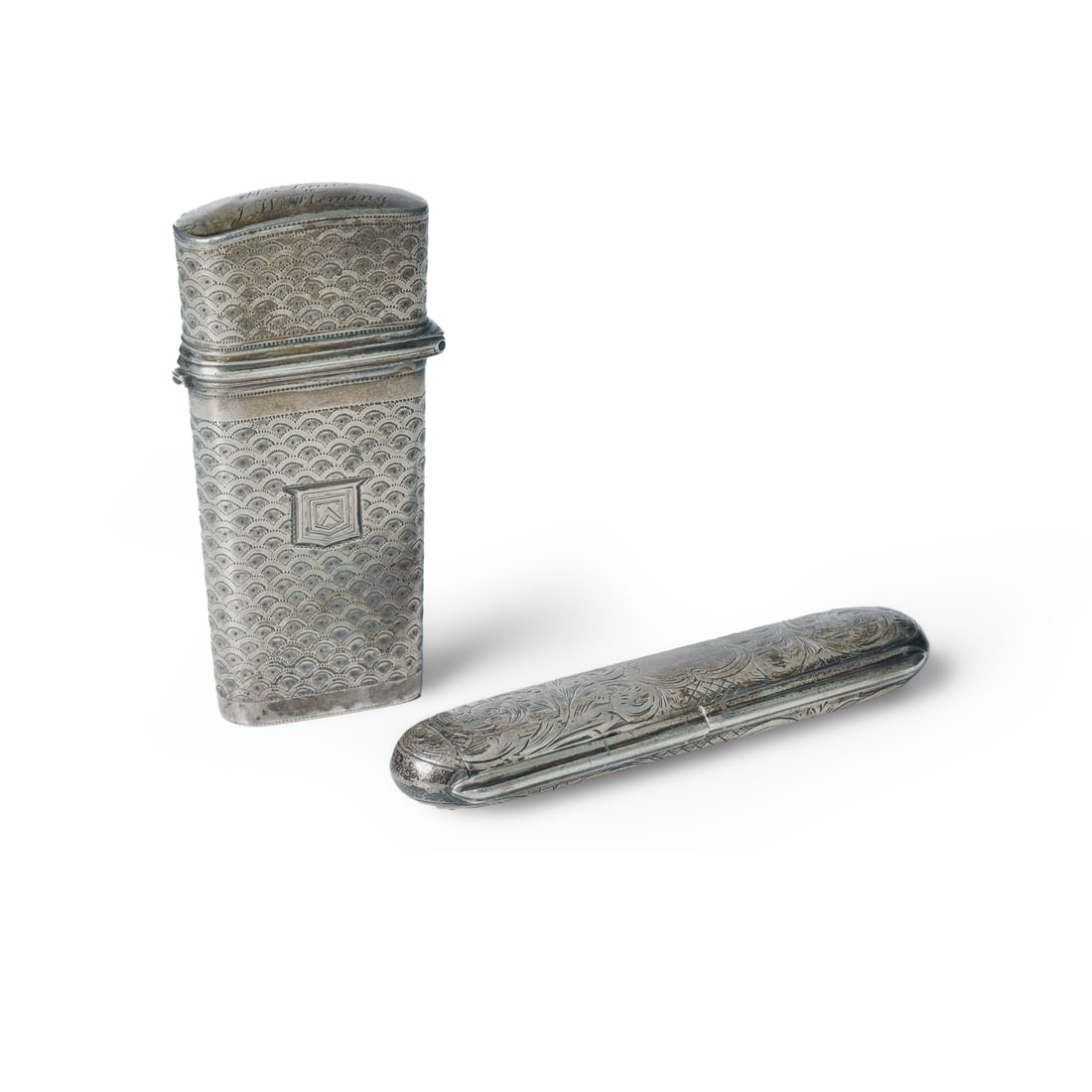2 Victorian Sterling Silver Scalpel Cases (1 of 2)