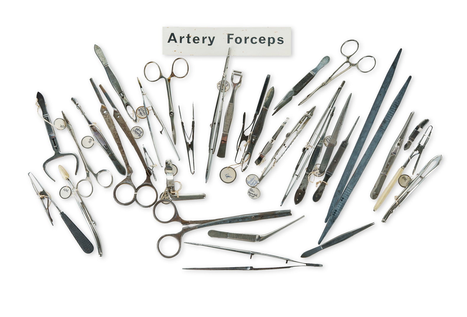 Large Group 19th C Artery and General Forceps (1 of 2)