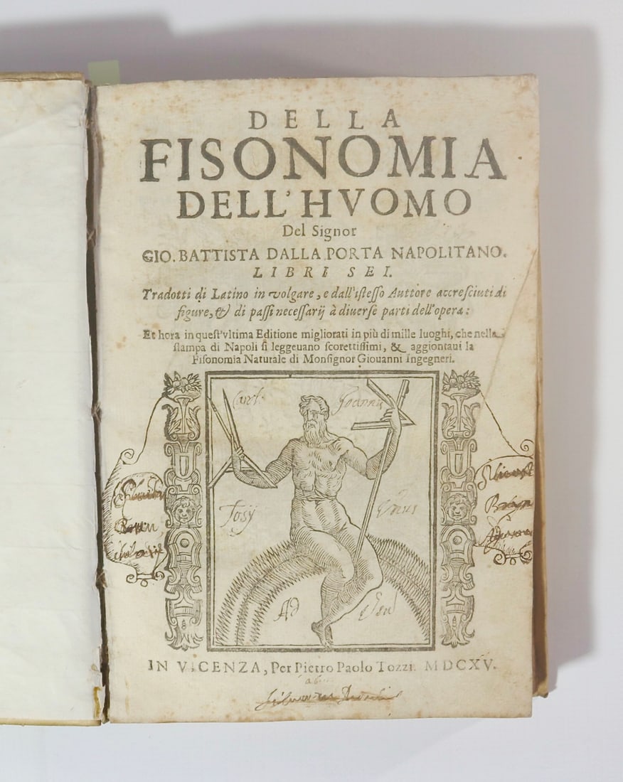 PORTA, Giovanni Battista. Della Fisonomia dell' Huomo (1 of 7)
