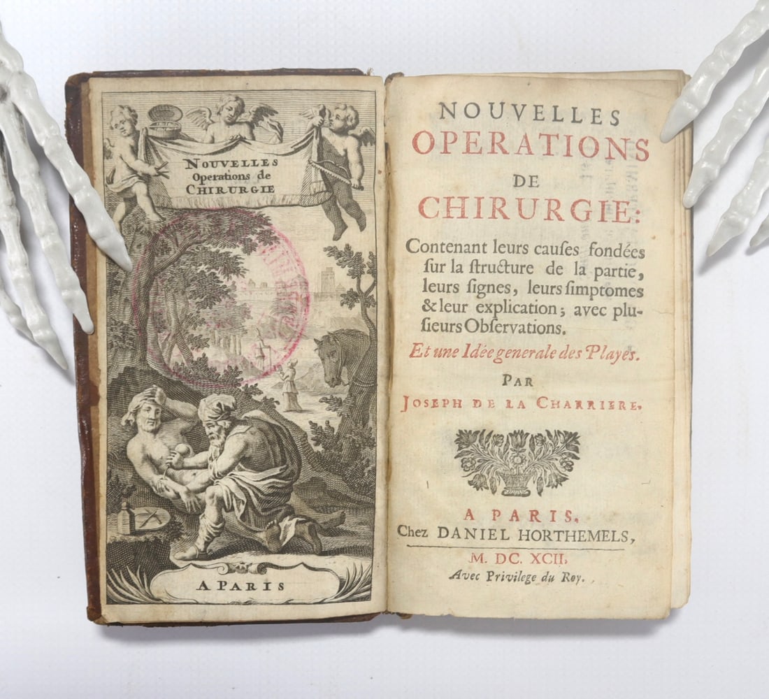 CHARRIERE, Joseph de la. Nouvelles Operation de Chirurgie; Contenant leurs causes fondées sur la (1 of 5)
