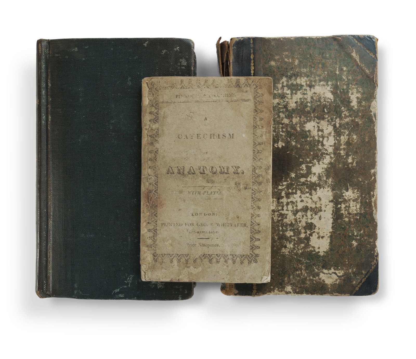 3 Instructional Volumes on the Subject of Anatomy: Edward Stanley (1822), William Pinnock (1825) & (1 of 5)