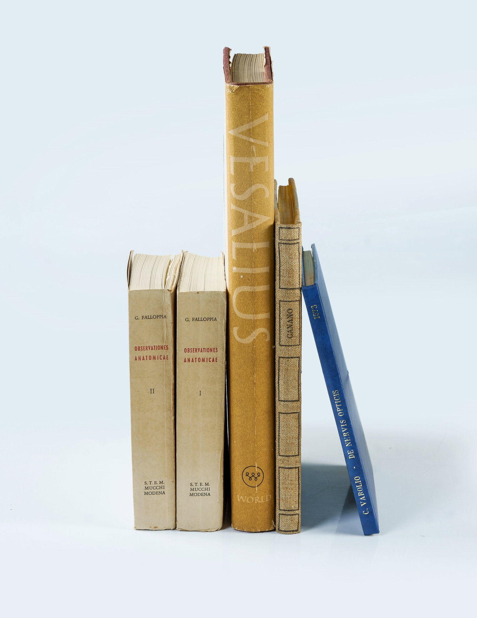 Five Facsimile Volumes: Constanzo VAROLIO (1573), Joannes BAPTISTA (1541), Gabriel FALLOPPIO Vol 1 &: Five Facsimile Volumes: Constanzo VAROLIO (1573), Joannes BAPTISTA (1541), Gabriel FALLOPPIO Vol 1 & 2 (1561) and a Discussion of the Work of Andreas Vesalius of Brussels (1514-1564) 1) VAROLIO, Const