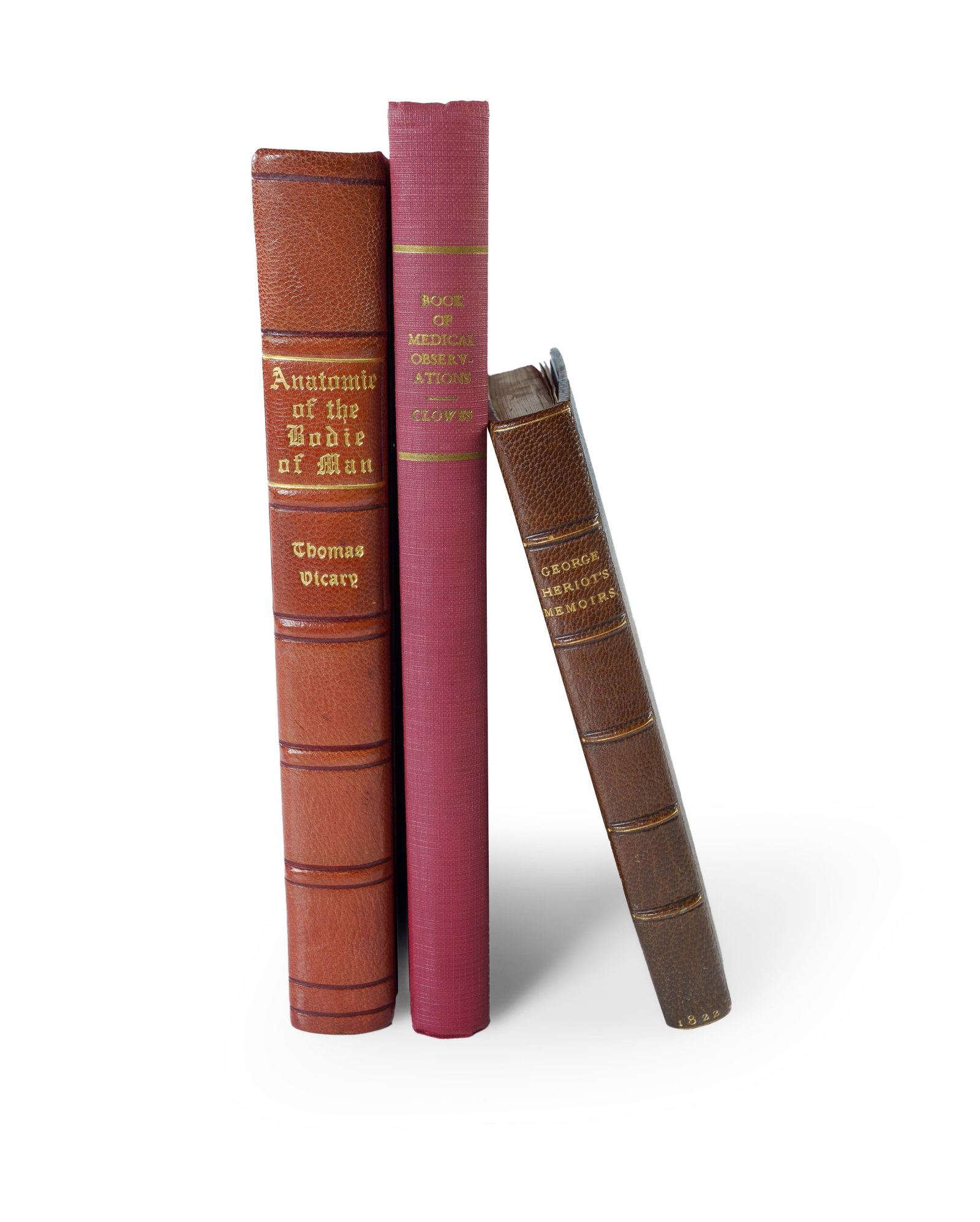 Three Volumes Regarding Historic UK Hospitals: Two Facsimile Volumes by Thomas VICARY (1577) and (1 of 3)