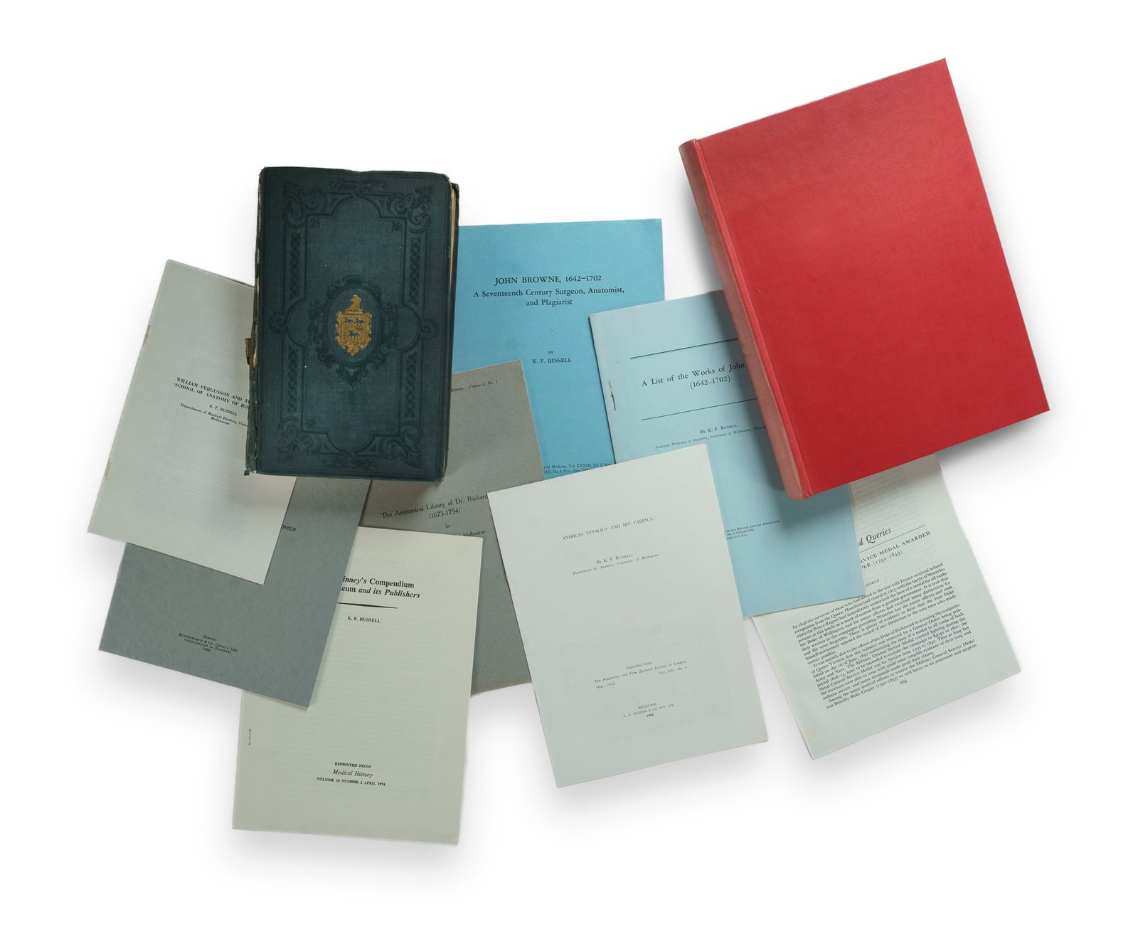 Collection of Early Historical Medical Research including Hecker's 1844 Edition of 'Epidemics of the: Collection of Early Historical Medical Research including Hecker's 1844 Edition of 'Epidemics of the Middle Ages', Parry's Papers of 'Trephining of the Skull' and Kenneth Russell's Papers on Richard M
