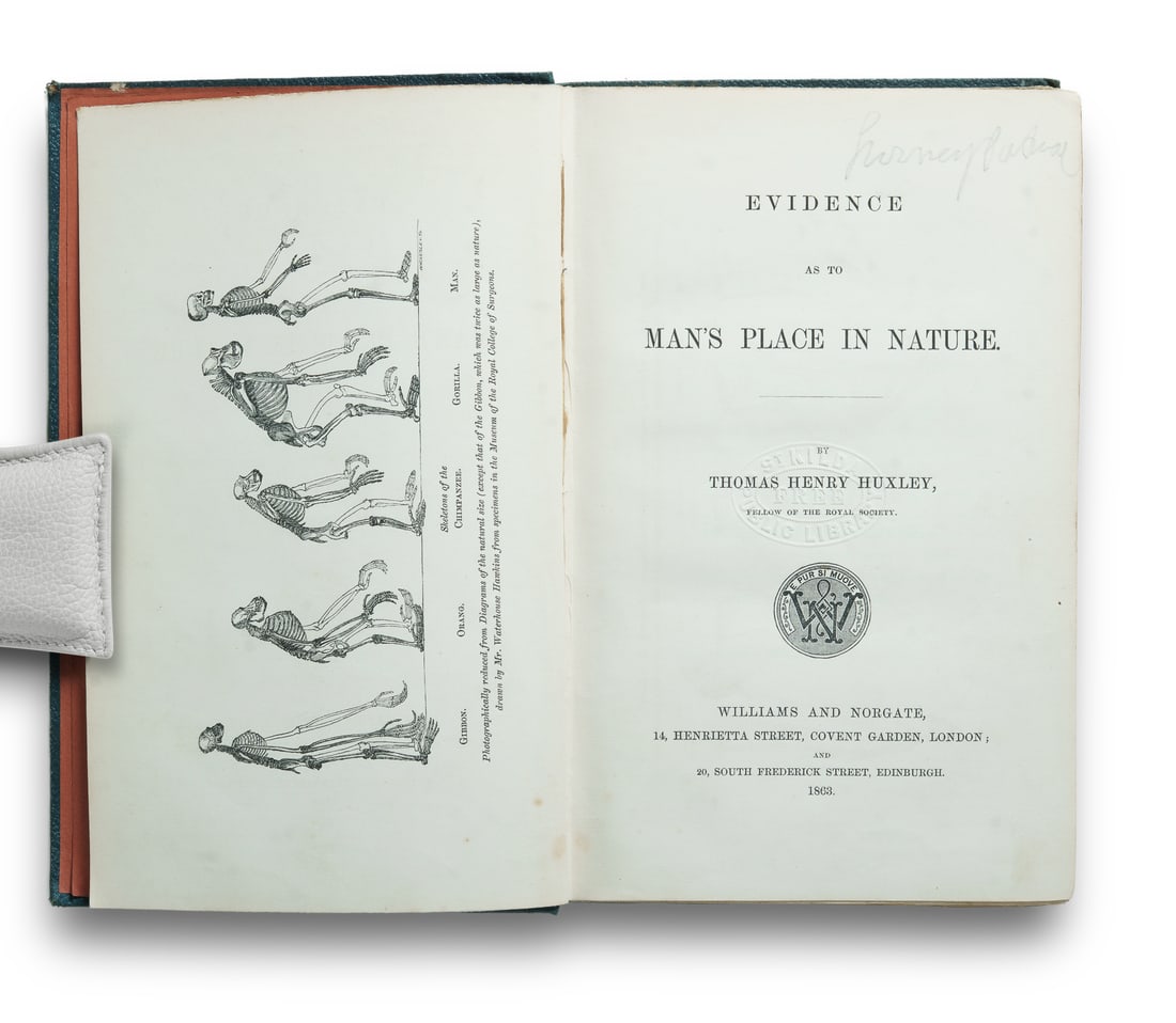 Evolutionary Academics Henry Freke's 1st Edition of 'On the Origin of the Species' (1861) with (1 of 3)