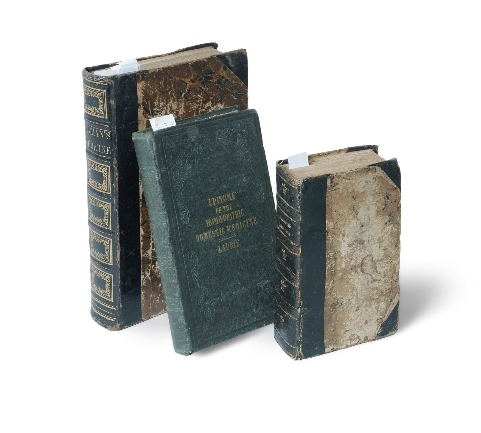 3 Volumes on Domestic Medicine and Homeopathy: 2 by William Buchan (both early 19th Century) and one (1 of 3)
