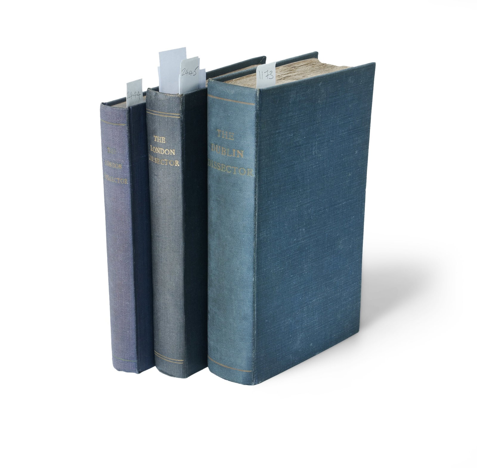 3 Historical Anatomical School Guides: 2 Volumes of the London Dissector (1804 & 1813) with a Dublin: 3 Historical Anatomical School Guides: 2 Volumes of the London Dissector (1804 & 1813) with a Dublin Dissector (1829) 1) [SCRATCHLEY, James] 'The London Dissector: or, a compendium of practical anatom