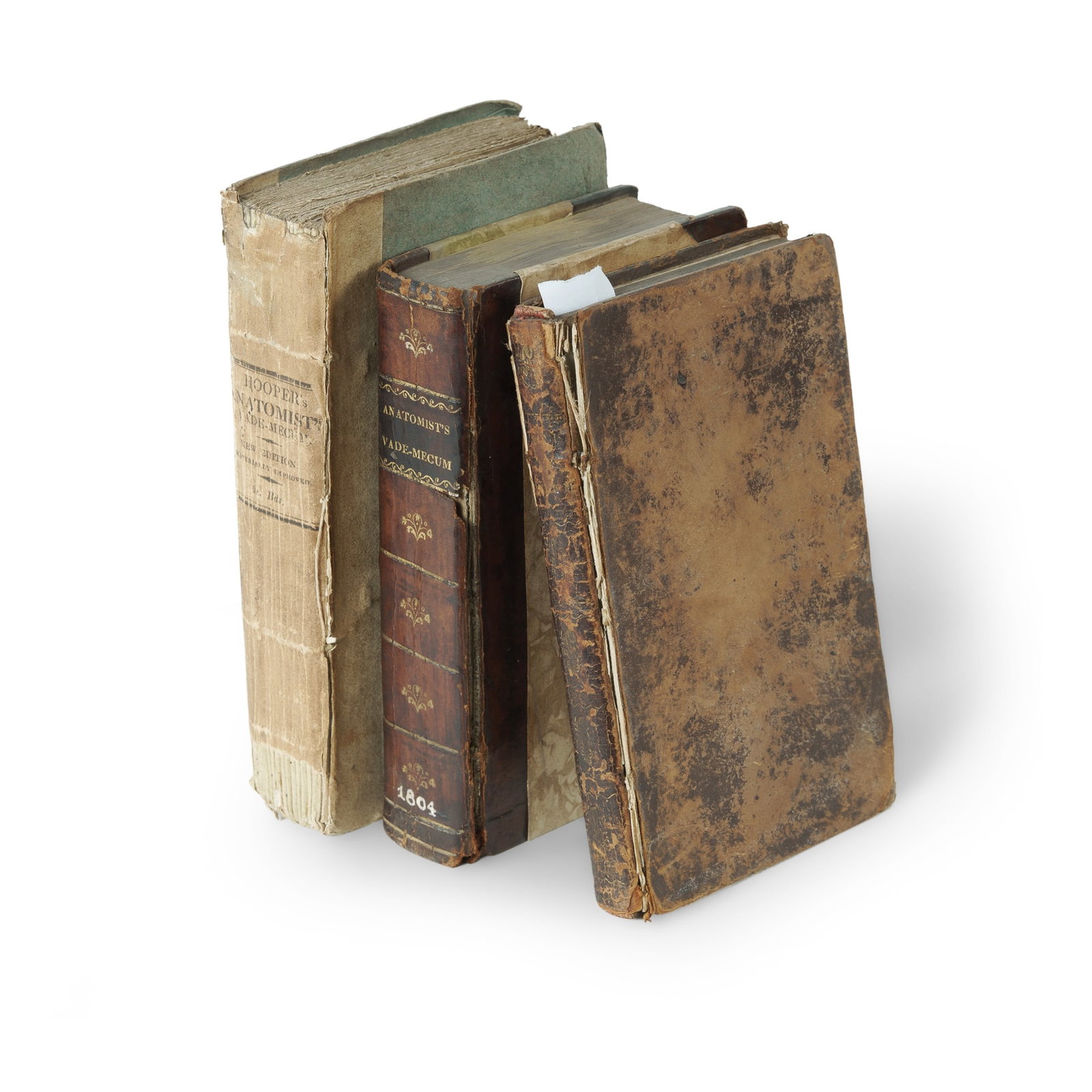 3 Volumes of Robert Hooper's 'The Anatomist's Vade-Mecum', including his Rare 1797 First Edition, (1 of 3)