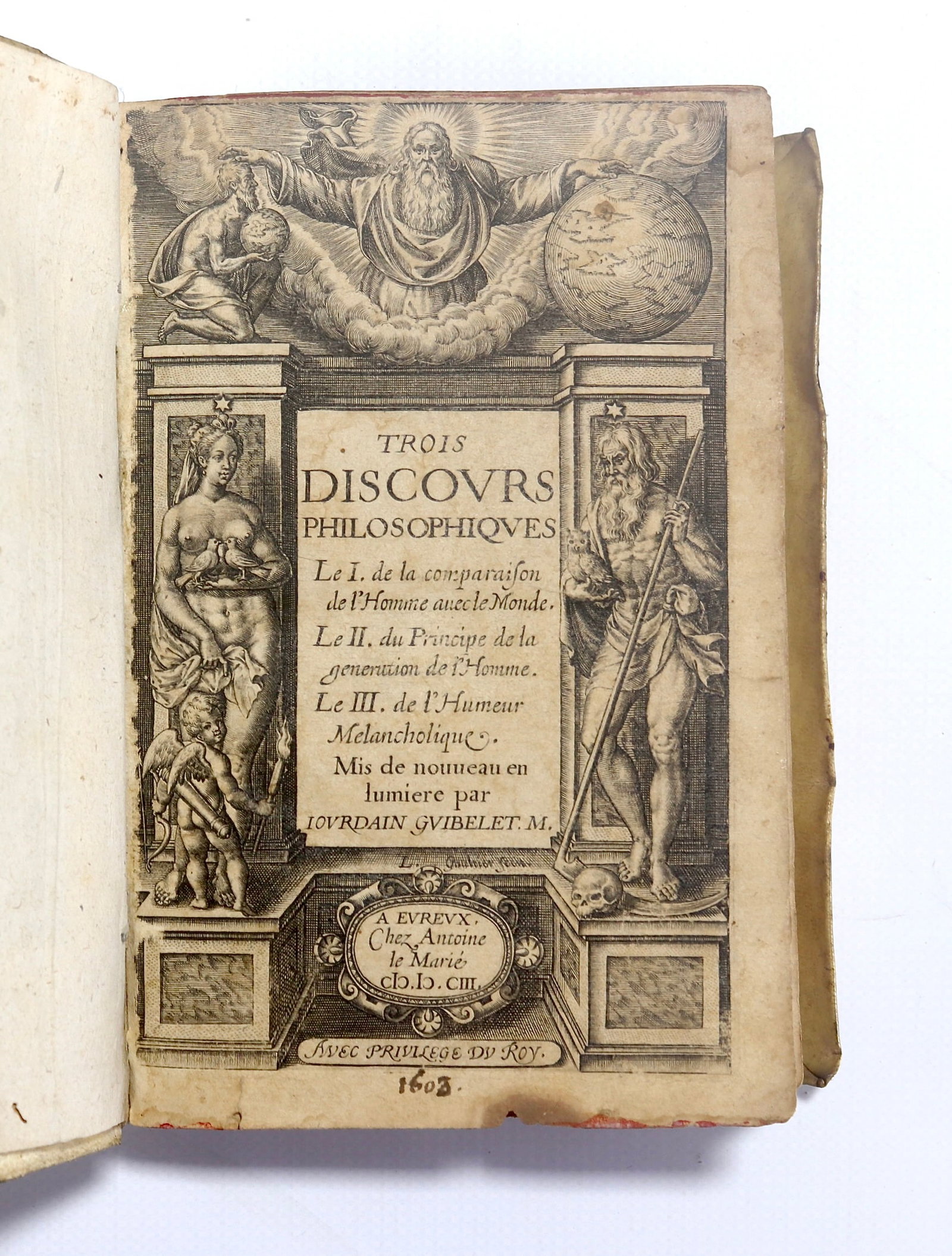 GUIBELET, Jourdain. Trois Discours Philosophiques. (1 of 5)