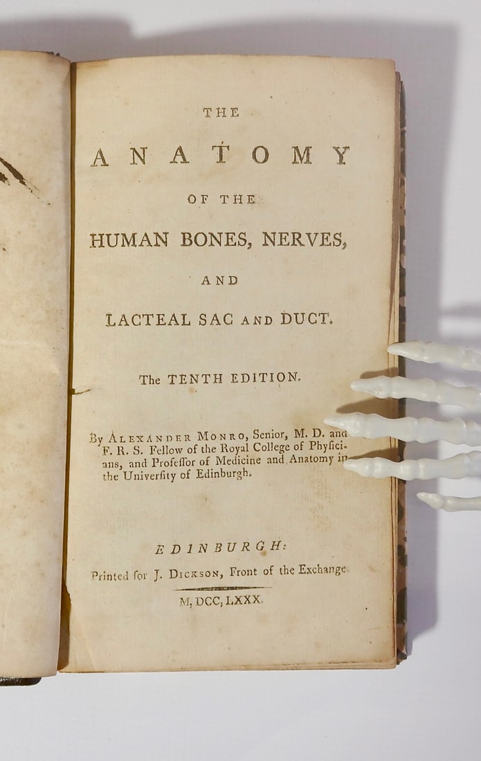 MONRO, Alexander (Primus) The Anatomy of the Human Bones, Nerves, and Lacteal Sac and Duct. The (1 of 4)