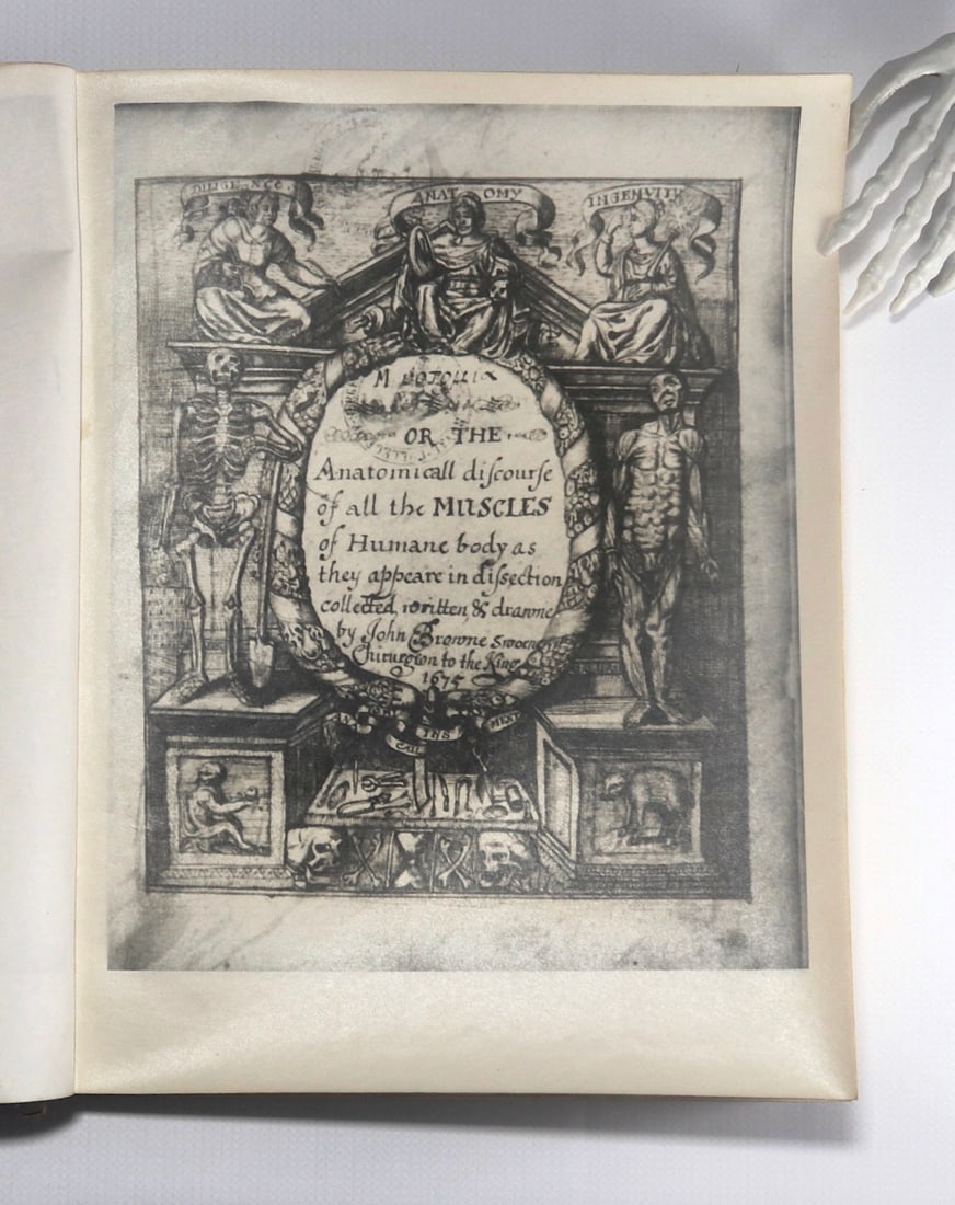 Four Iterations of Early Texts: Four Iterations of Early Texts Lot comprises: MONDEVILLE, Henry de. Photographic reproduction of the anatomical section pages 1-75 of MS 632 in Wellcome Institute of the History of Medicine (Payne man