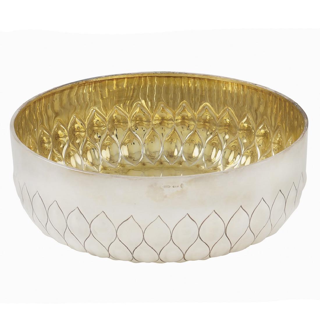 A silver and vermeil centerpiece Italy, 20th century (1 of 1)