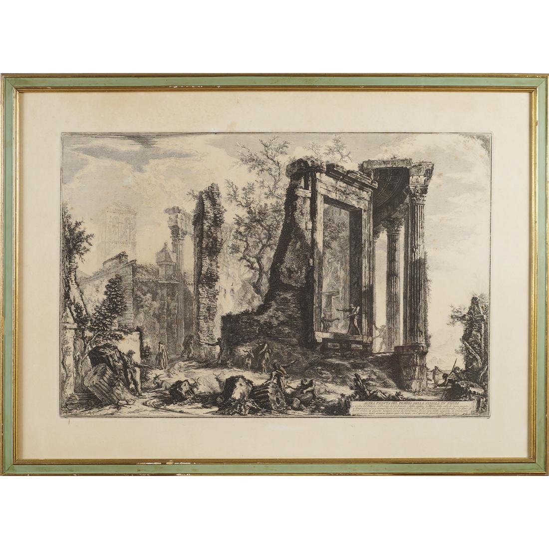 Francesco piranesi Roma, 1756 - Parigi 1810 44x67 cm. (1 of 1)