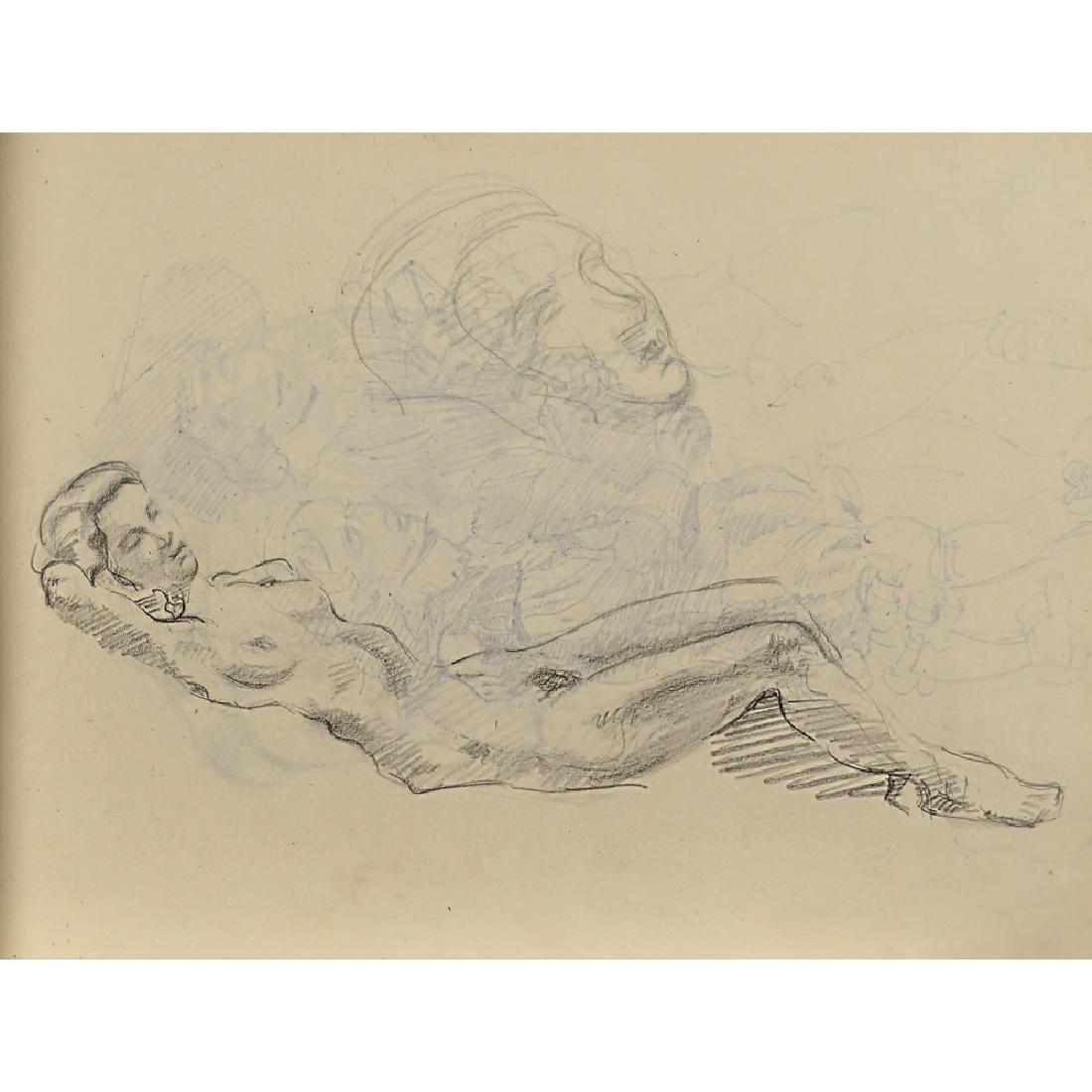 Block of 57 drawings Italy, 20th century 34x24 cm (1 of 6)