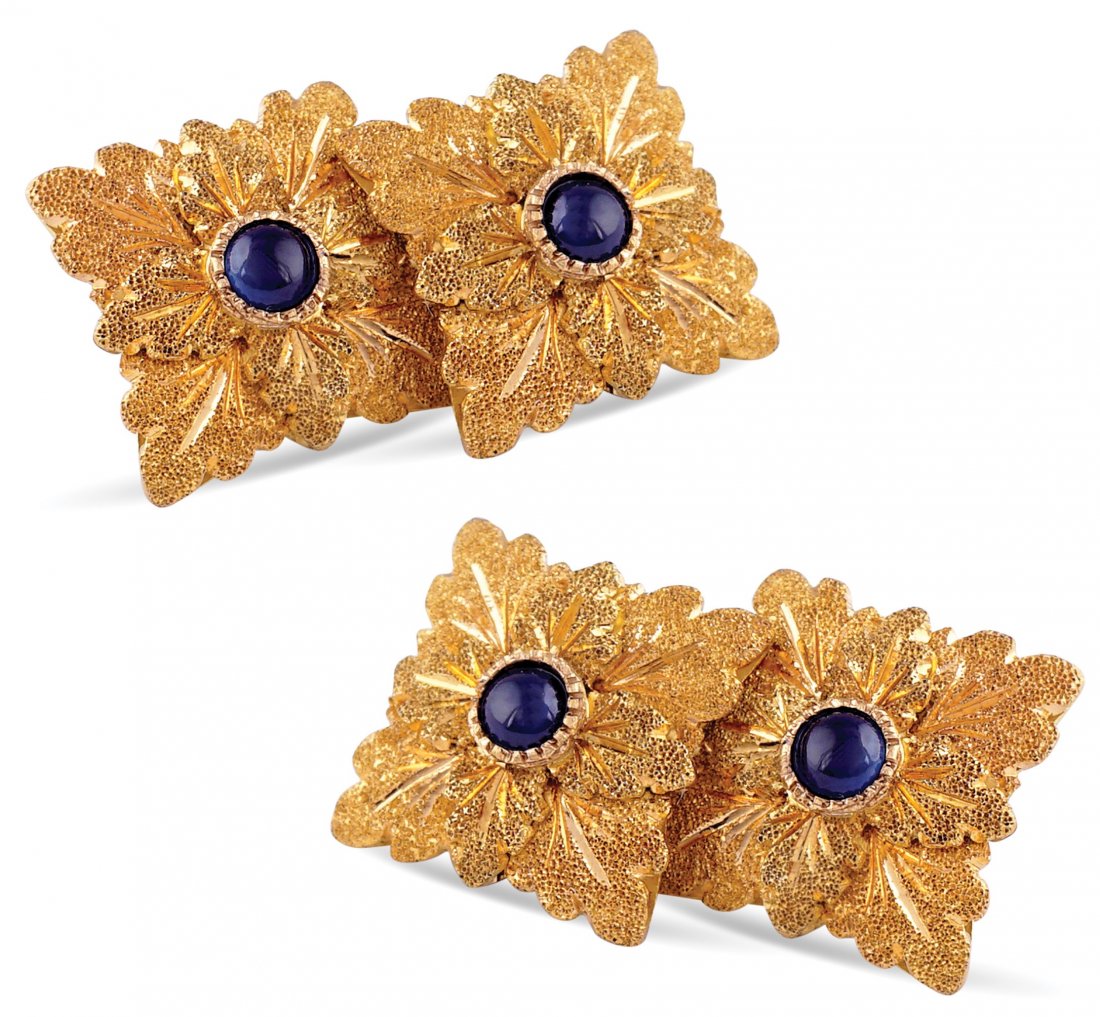 Mario Buccellati, cufflinks signed, 1950s/1960s (1 of 2)