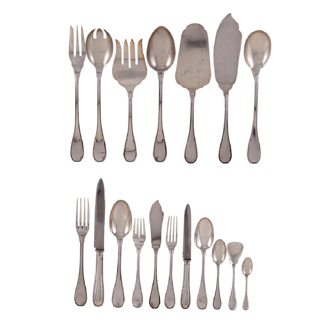 Silver Cutlery Service (160) Italy, 20th Century