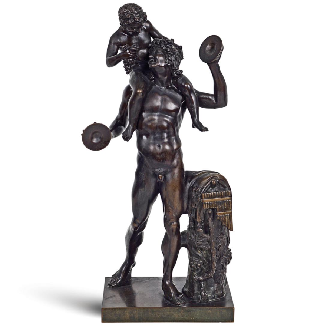 Burnished bronze sculpture (1 of 2)