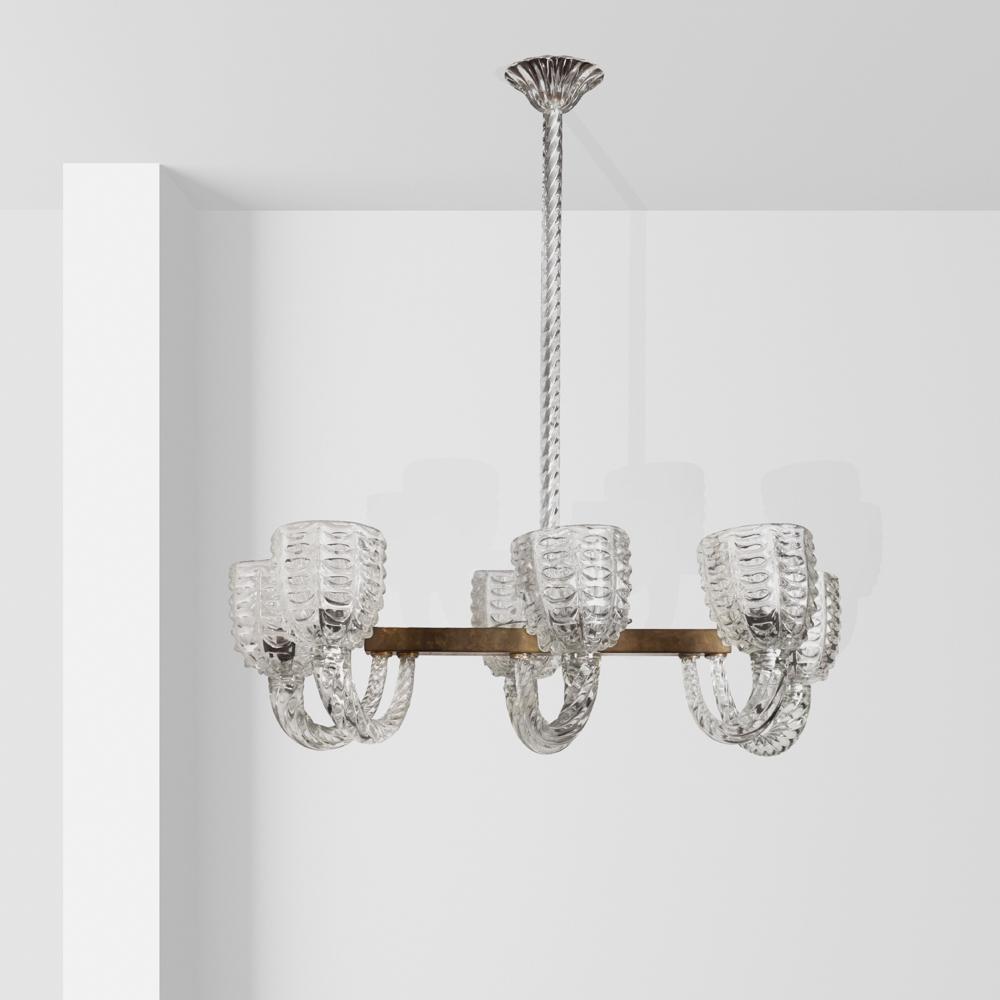 Ercole Barovier, attributed Murano, 1940s 100x84x45 cm. (1 of 1)