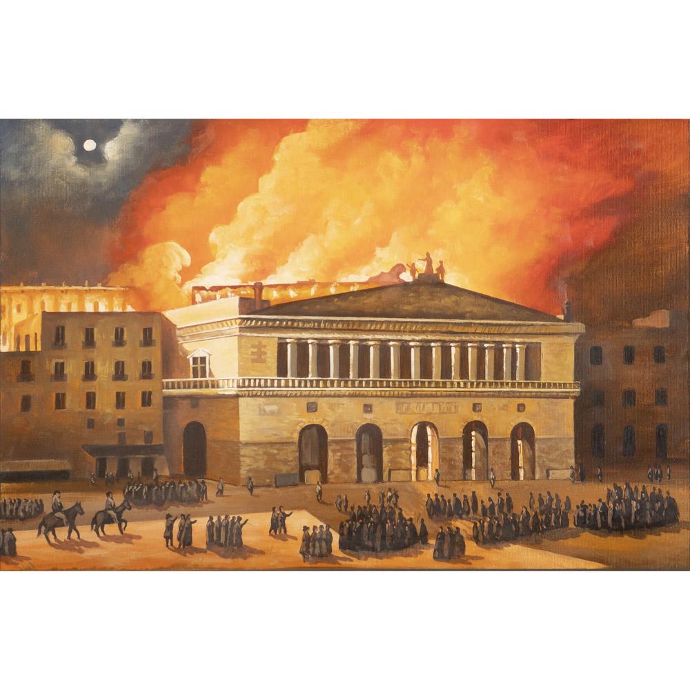 Neapolitan school 20th century 28x42 cm. (1 of 1)