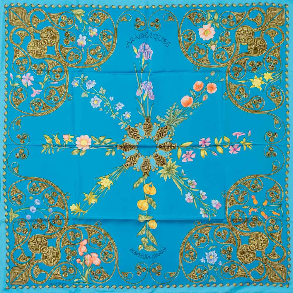 Hermes Arabesque collection vintage scarf (1 of 1)