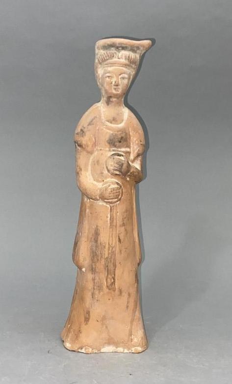 Chinese Han Dynasty ceramic pottery lady figure (1 of 6)