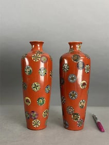 Pair of Chinese porcelain vase