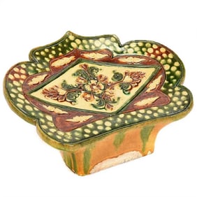 Chinese Tang Dynasty three color style Porcelain pillow